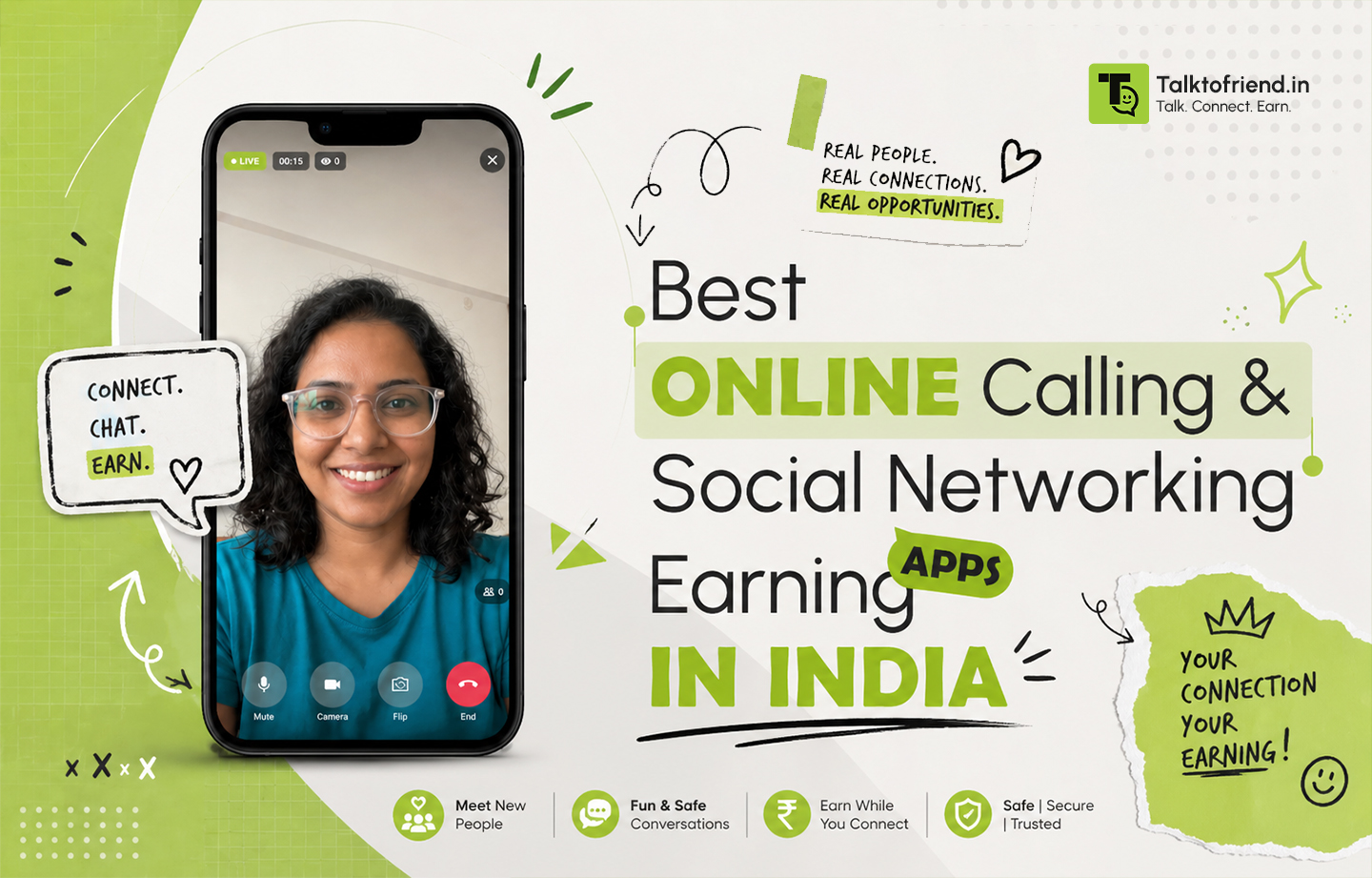 Best Online Calling & Social Networking Earning Apps in India